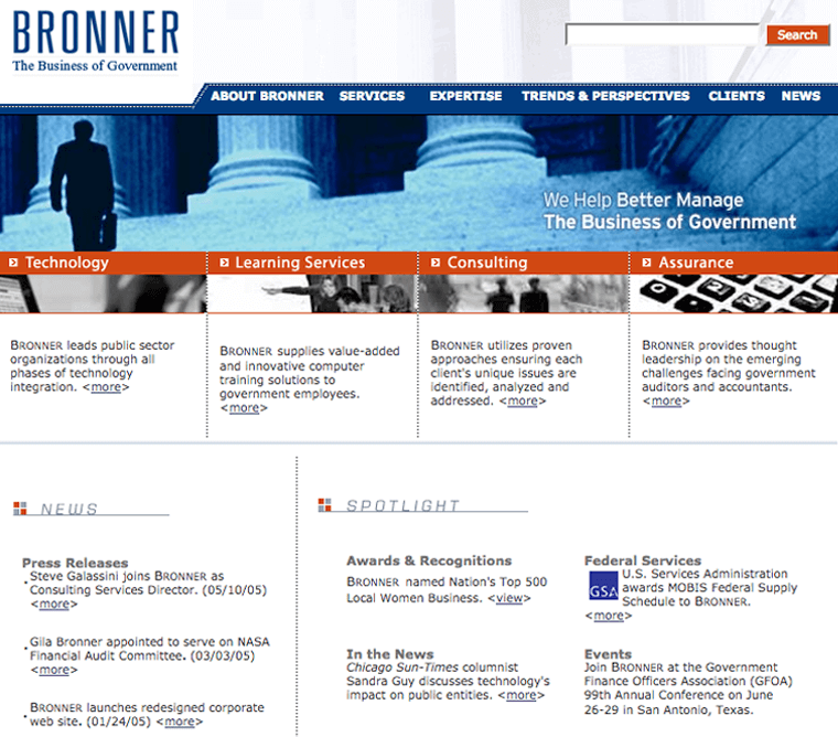 Bronner Group, LLC screen shot