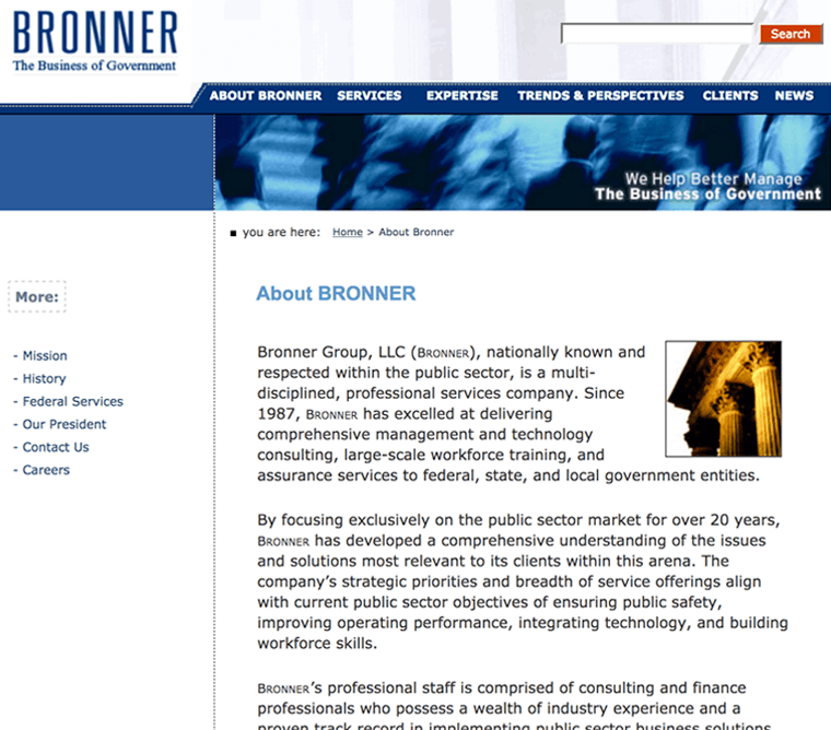 Bronner Group, LLC Bronner Group, LLC screen shot
