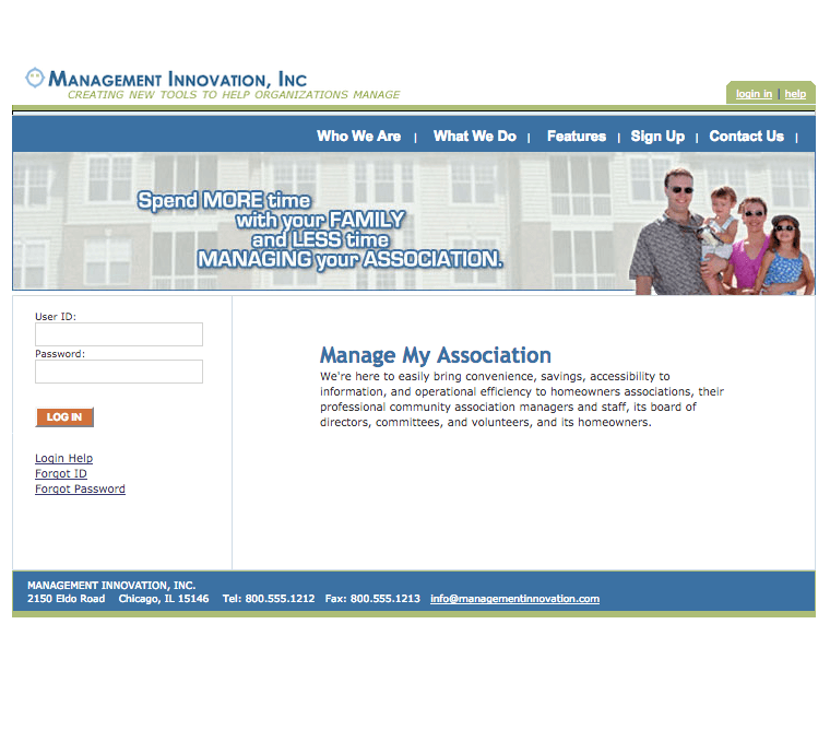 MMI home MMI home screen shot