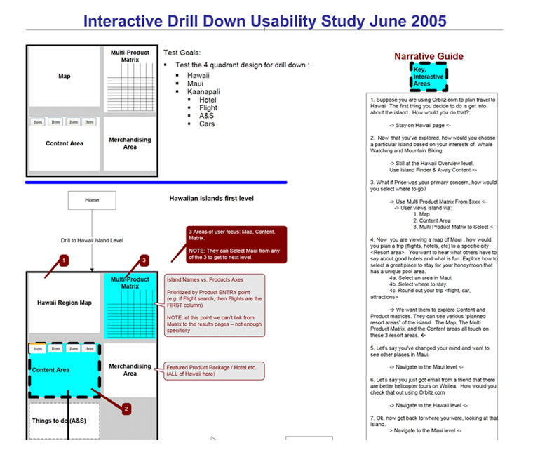 Hawaii process flow screen shot