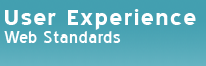 User Experience - Web Standards logo